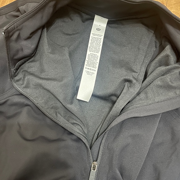 Lululemon Women Long Sleeve Tennis Dress Black Sz 4 New With Tag - Picture 6 of 10